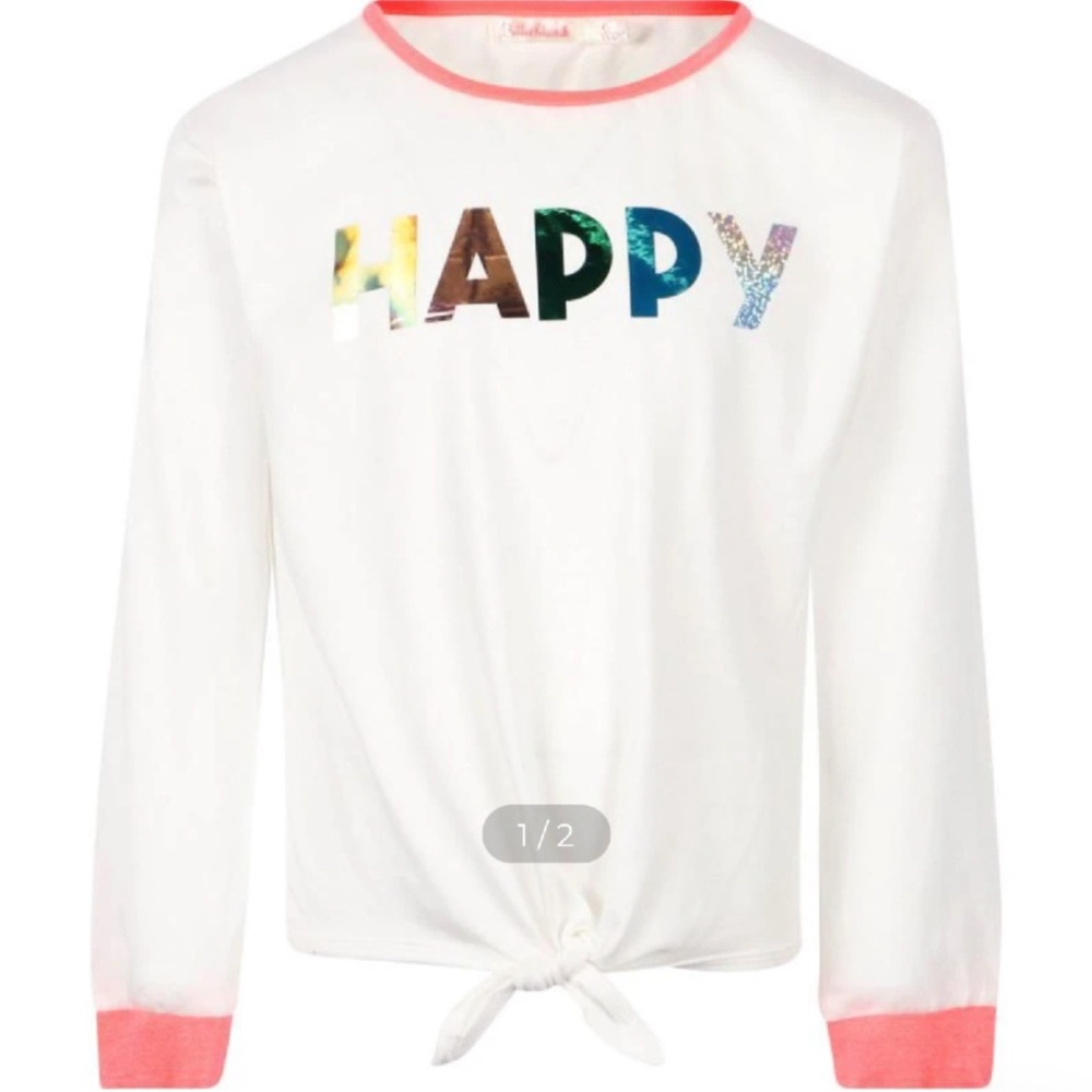 BILLIEBLUSH Happy Iridescent Long-Sleeve Shirt